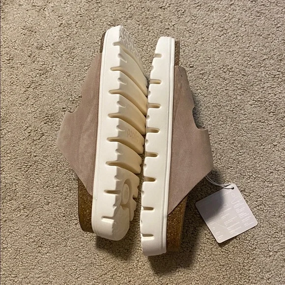 NWT Papillio by Birkenstock Women’s Arizona Chunky Platform Sandal in Warm Sand - Picture 5 of 8